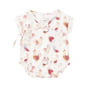 Muslin Wrap-front Bubble - Feathered Friends