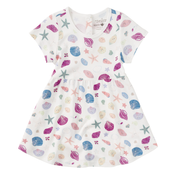 Bamboo Blend Short Sleeve Twirly Tee Dress - Seaside Treasures