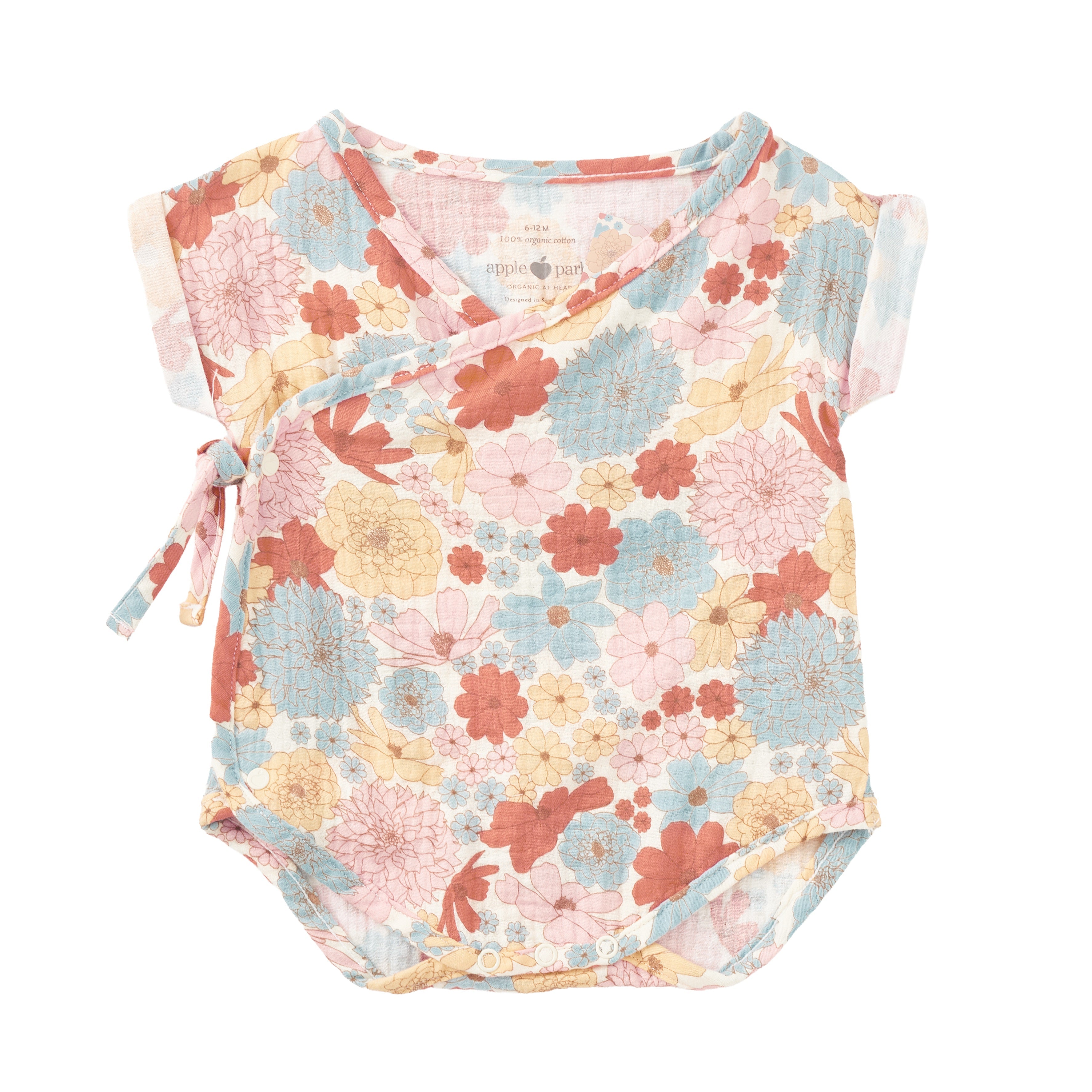 Muslin Wrap-front Bubble - Wildflower Picnic