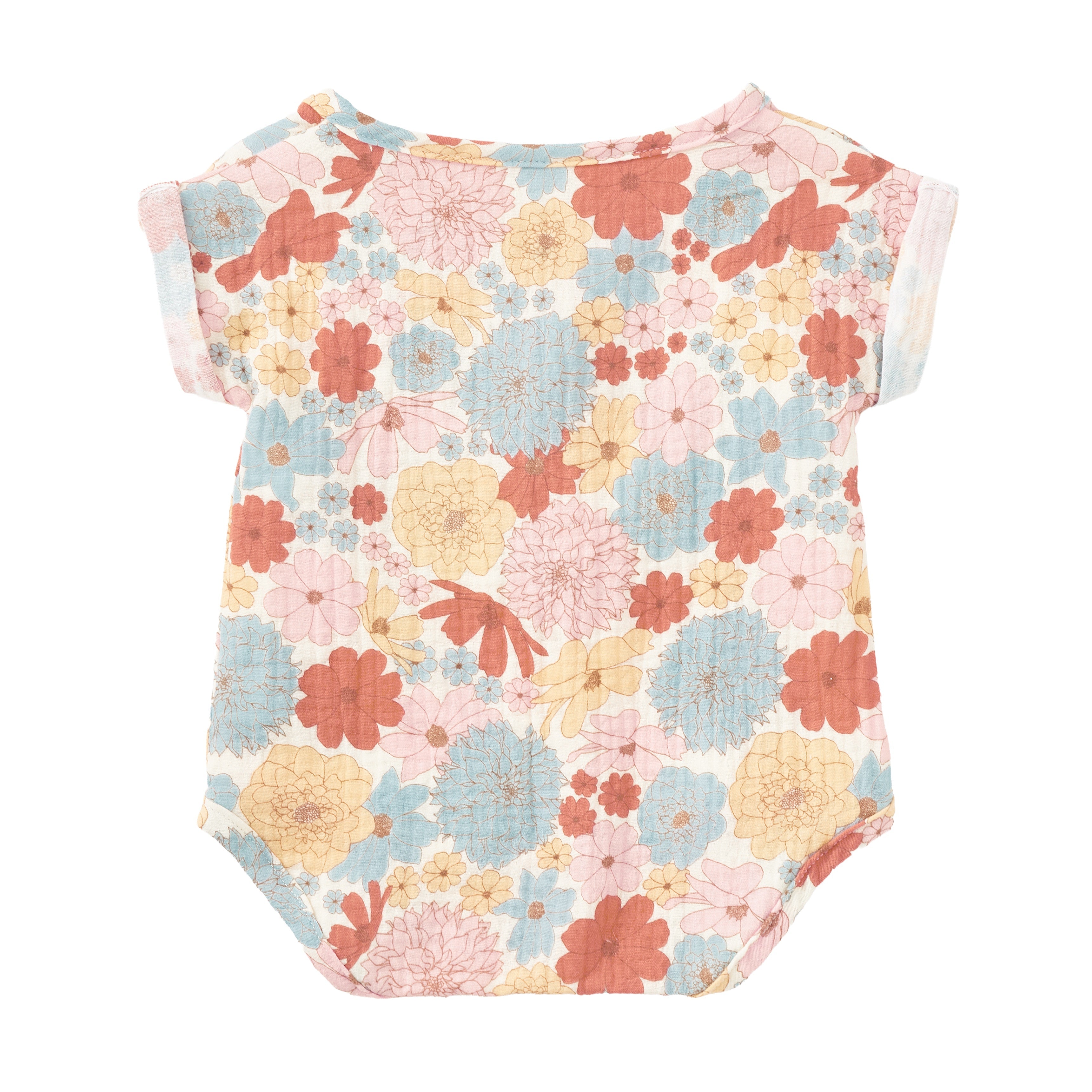 Muslin Wrap-front Bubble - Wildflower Picnic