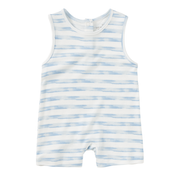 Bamboo Blend Sleeveless Coverall Romper – Breezy Bay Stripe