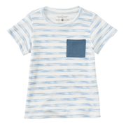 Bamboo Blend Short Sleeve Pocket Tee – Breezy Bay Stripe