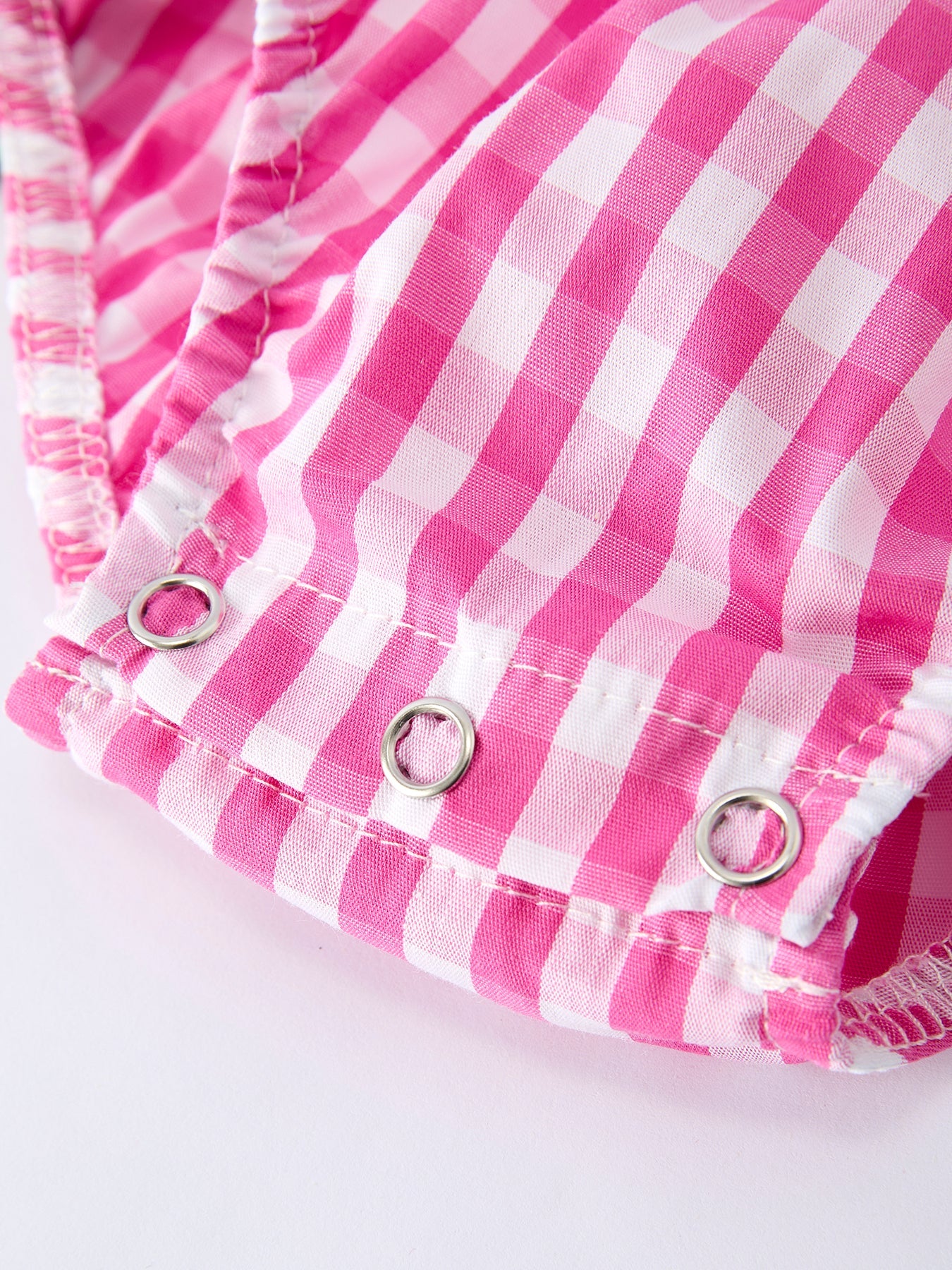 Summer Tropical Embroidery Baby Girls Romper