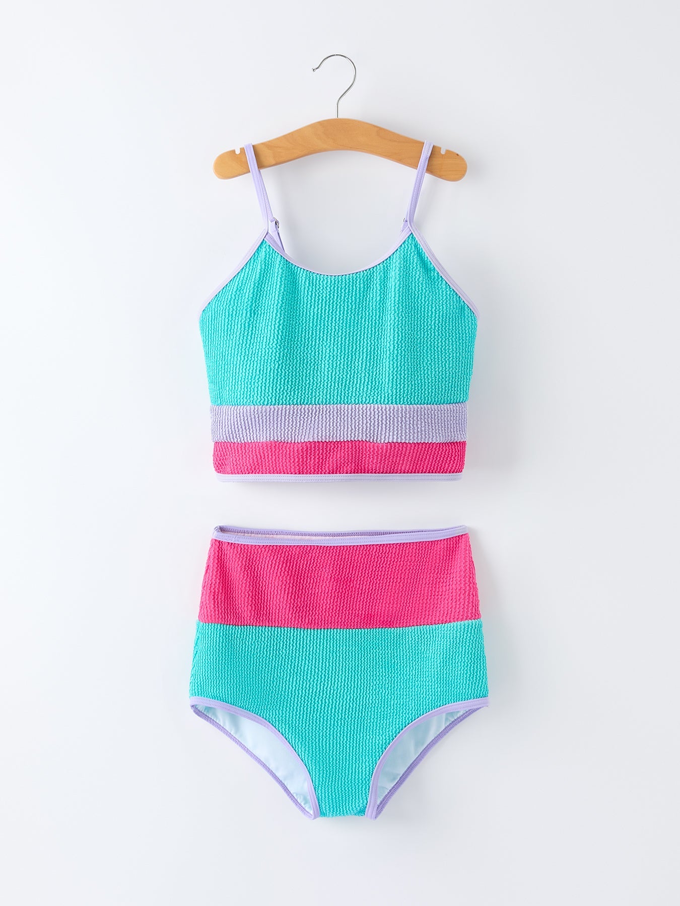 Mommy Me "blue And Red Stripes" Women's Swimsuit