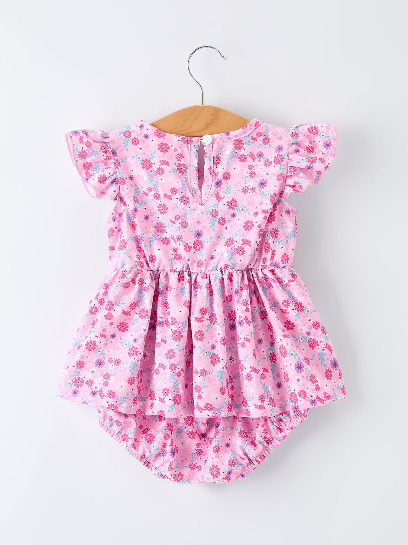 Mommy & Me Baby Girls Romper-spring Floral Print