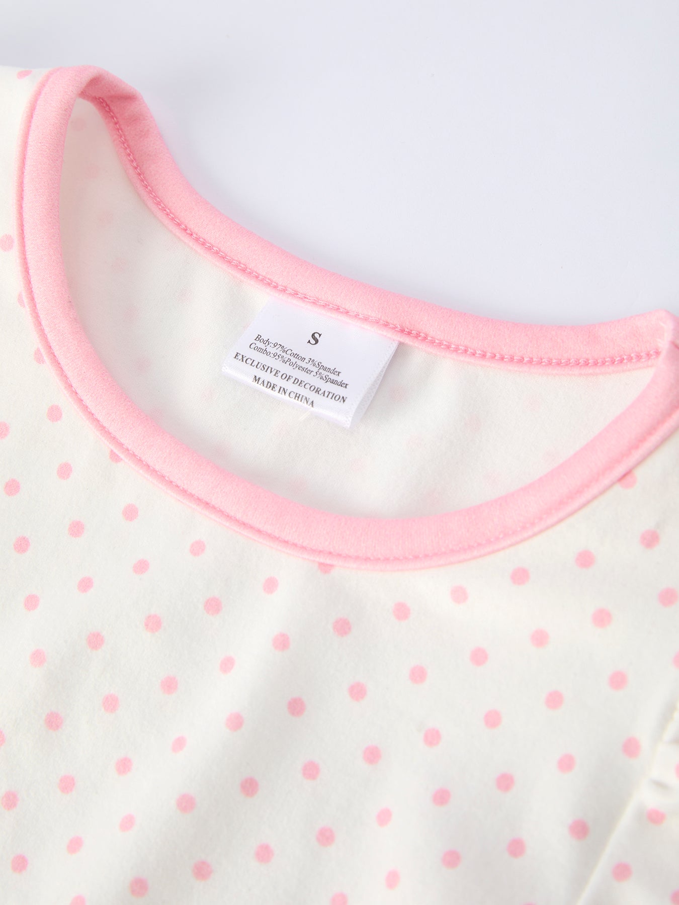 Back To School Girls' Apple Applique Set With Pockets