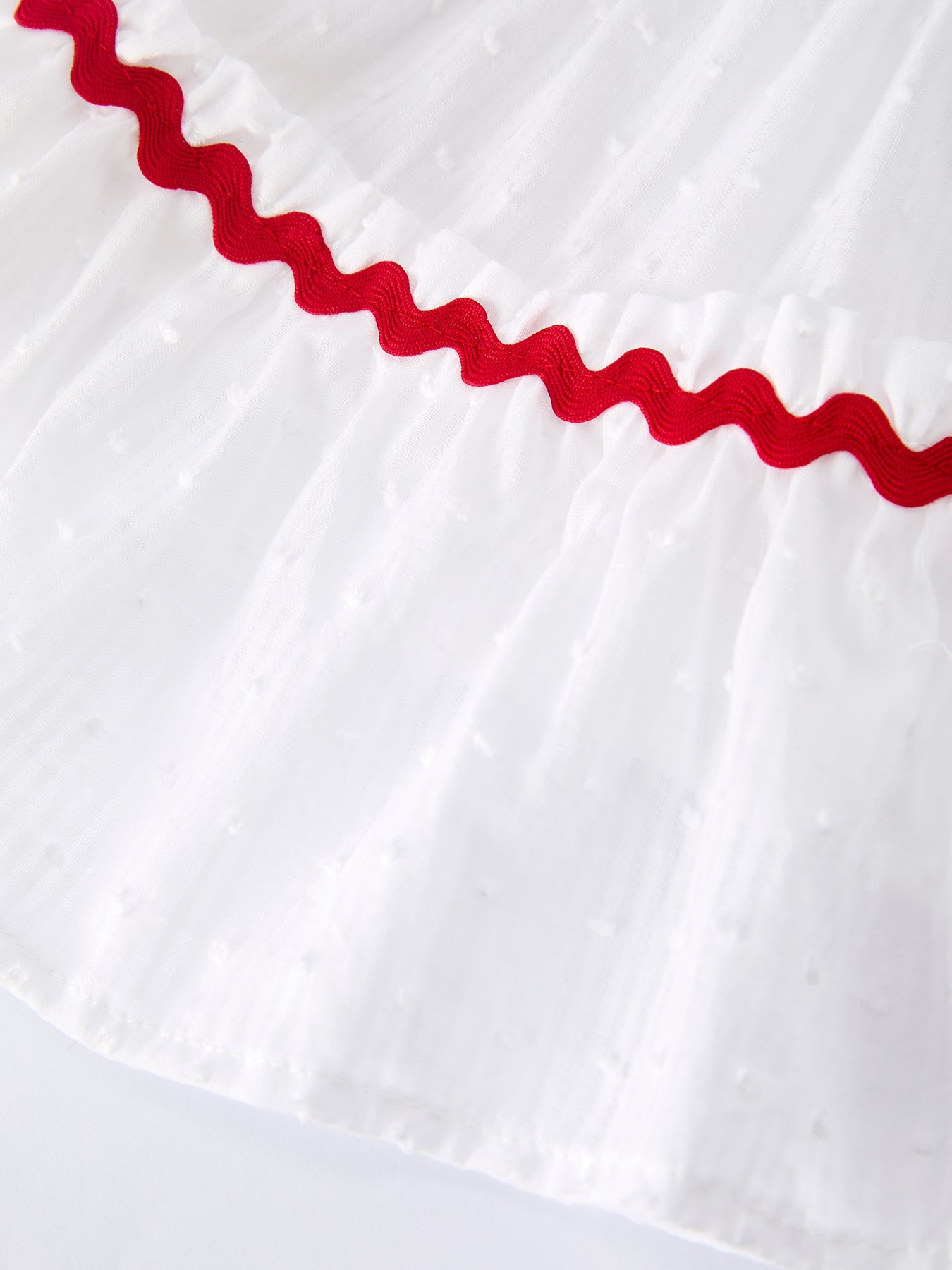 4th Of July Flag Girl Tiered Ruffle Dress