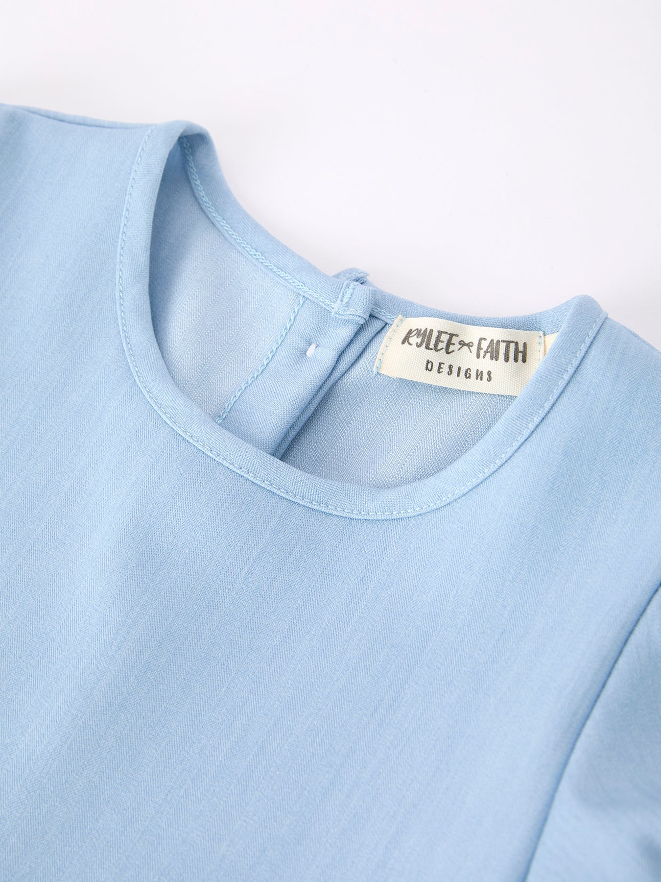Back To School Pencil Applique Girl Dress Scallop Hem