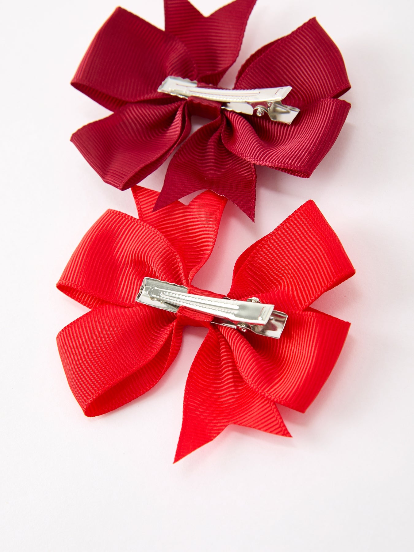 Fall Bow Hair Clip Set