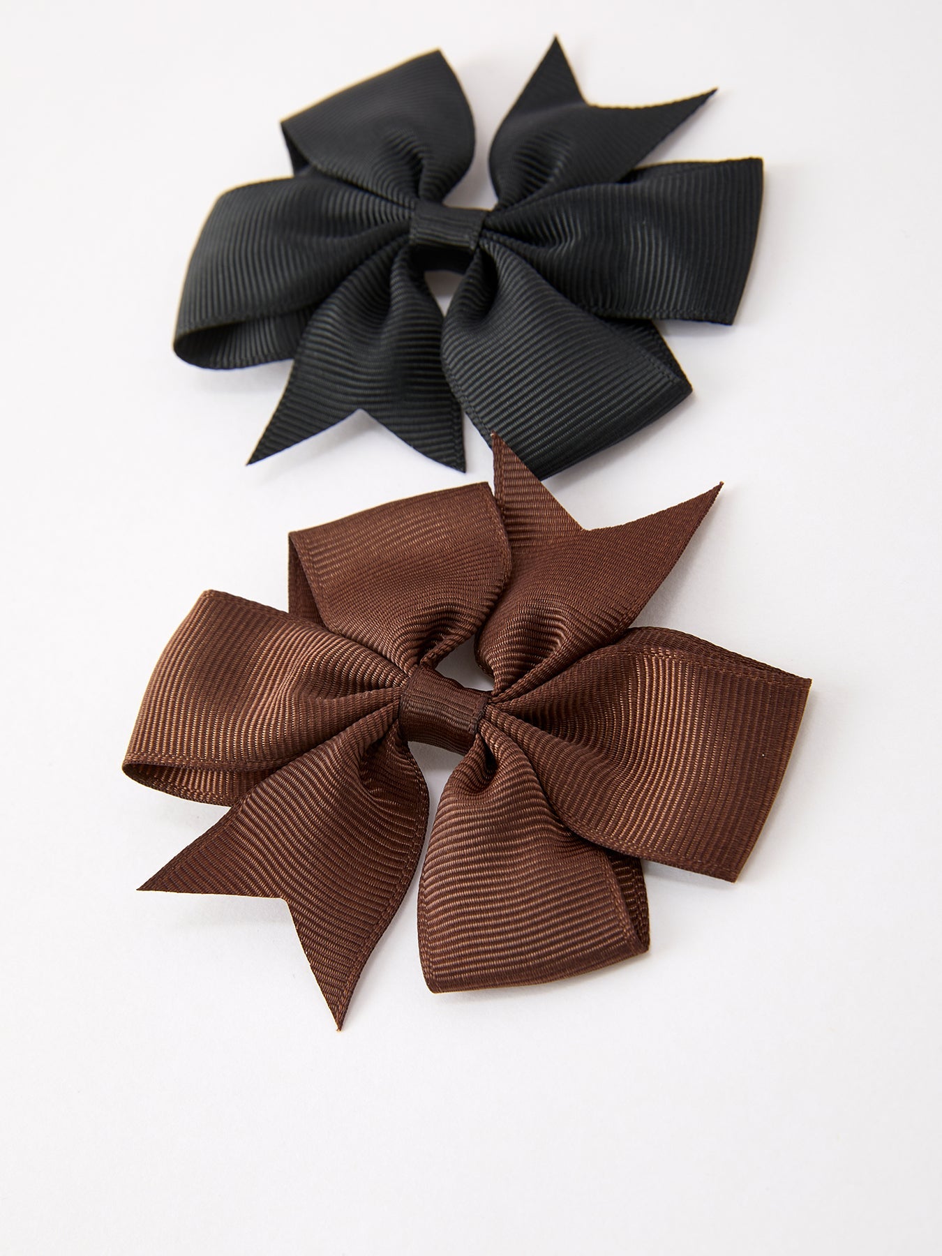Fall Bow Hair Clip Set