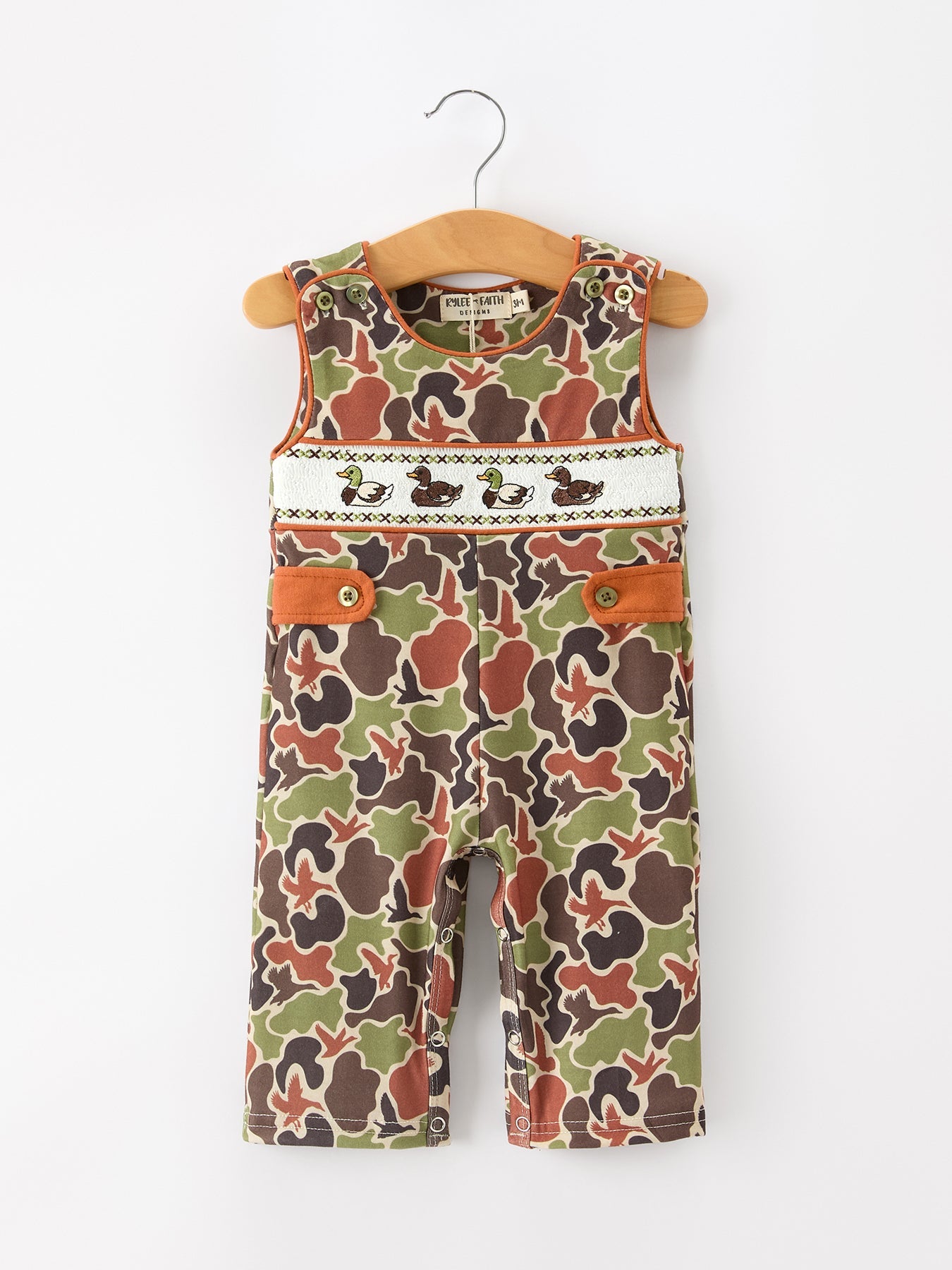 Duck Embroidered Camo Boy Jonjon