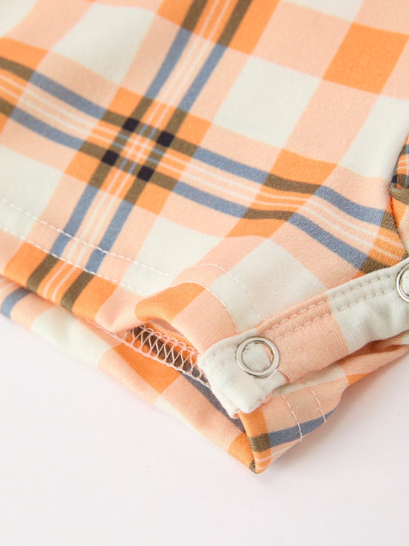 Halloween Plaid Boys Jonjon Romper