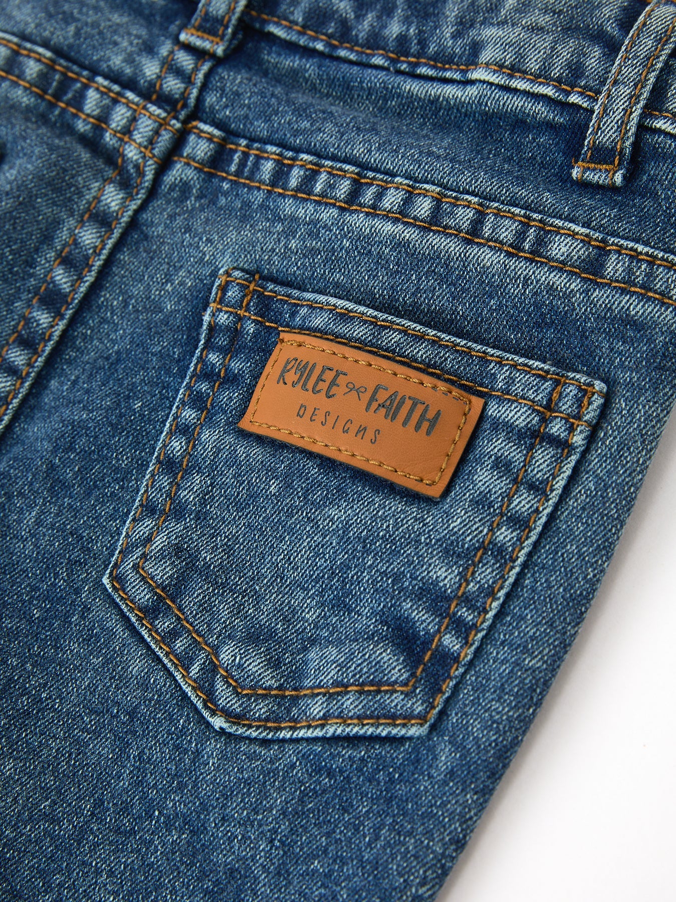Girls Pumpkin Embroidered Flare Jeans Fall Denim Pants With Fringe Hem