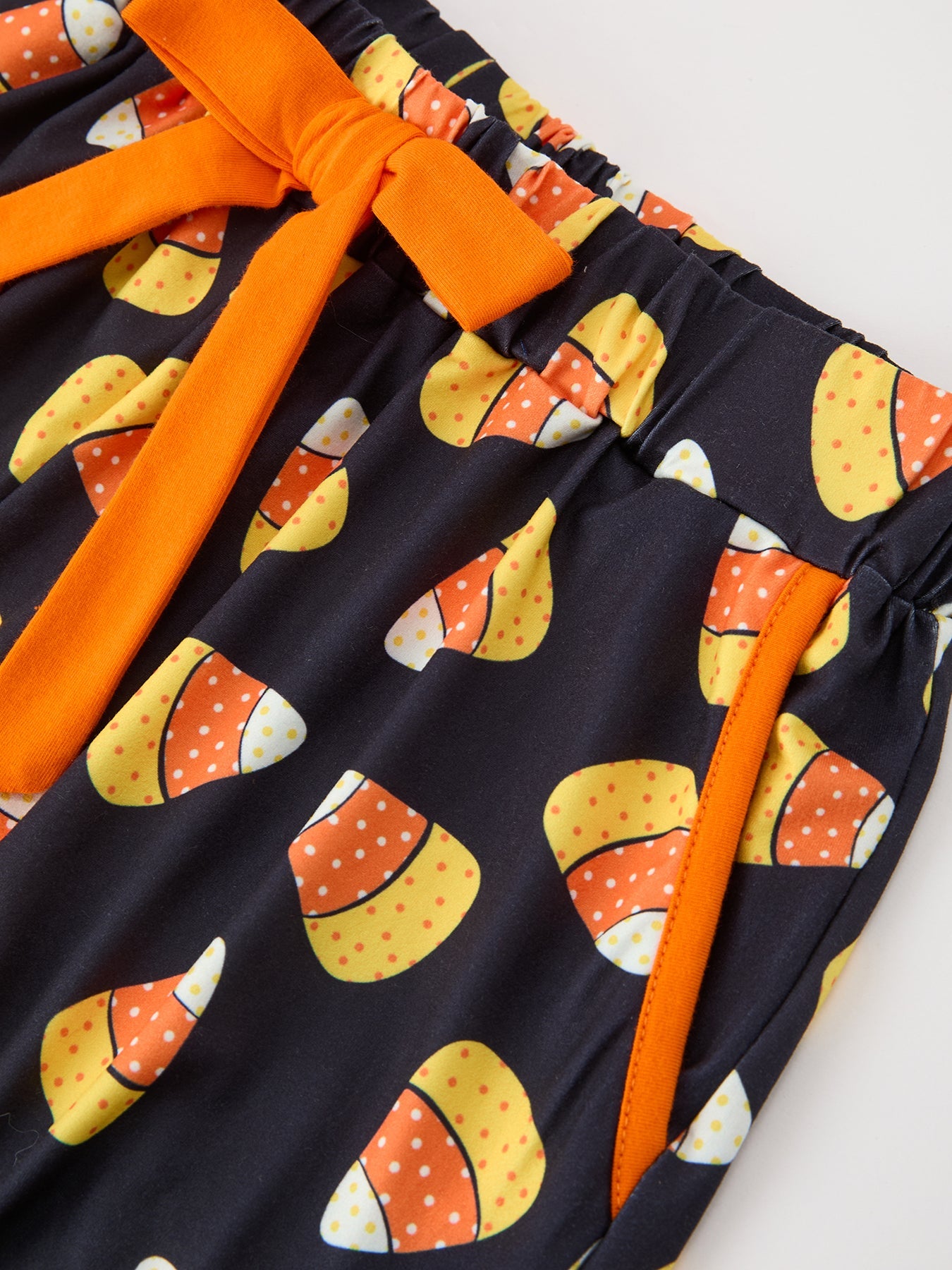 Halloween Candy Corn Mommy And Me Pajama Set Matching Lounge Set