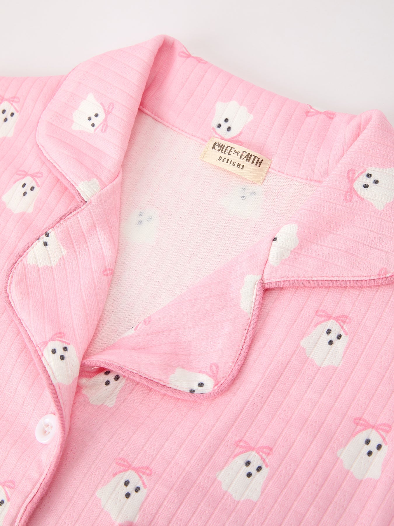 Halloween Ghost Mommy And Me Pajama Set Lounge Set