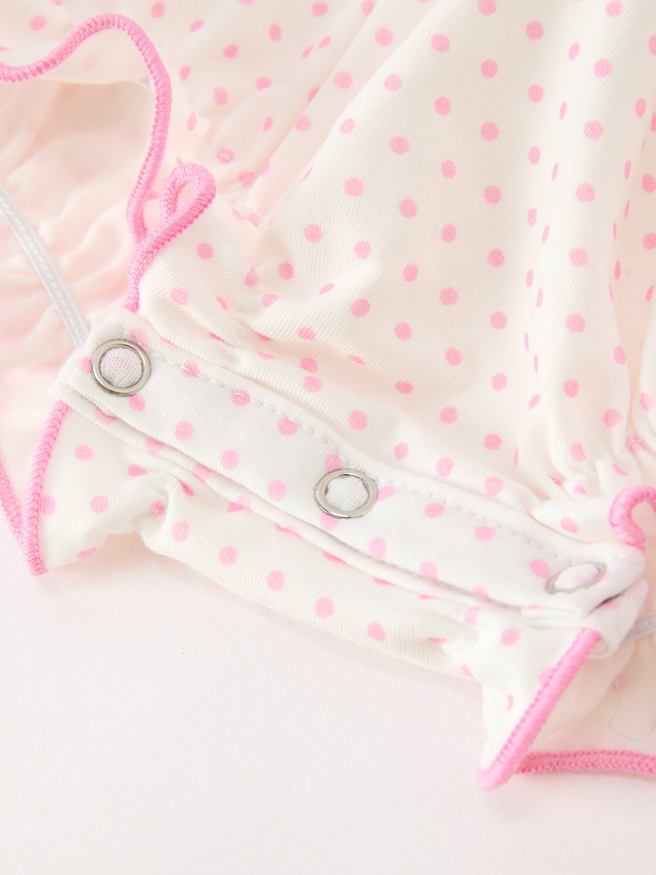 Christmas Smocked Baby Girl Bubble Romper Embroidered Ruffle Collar