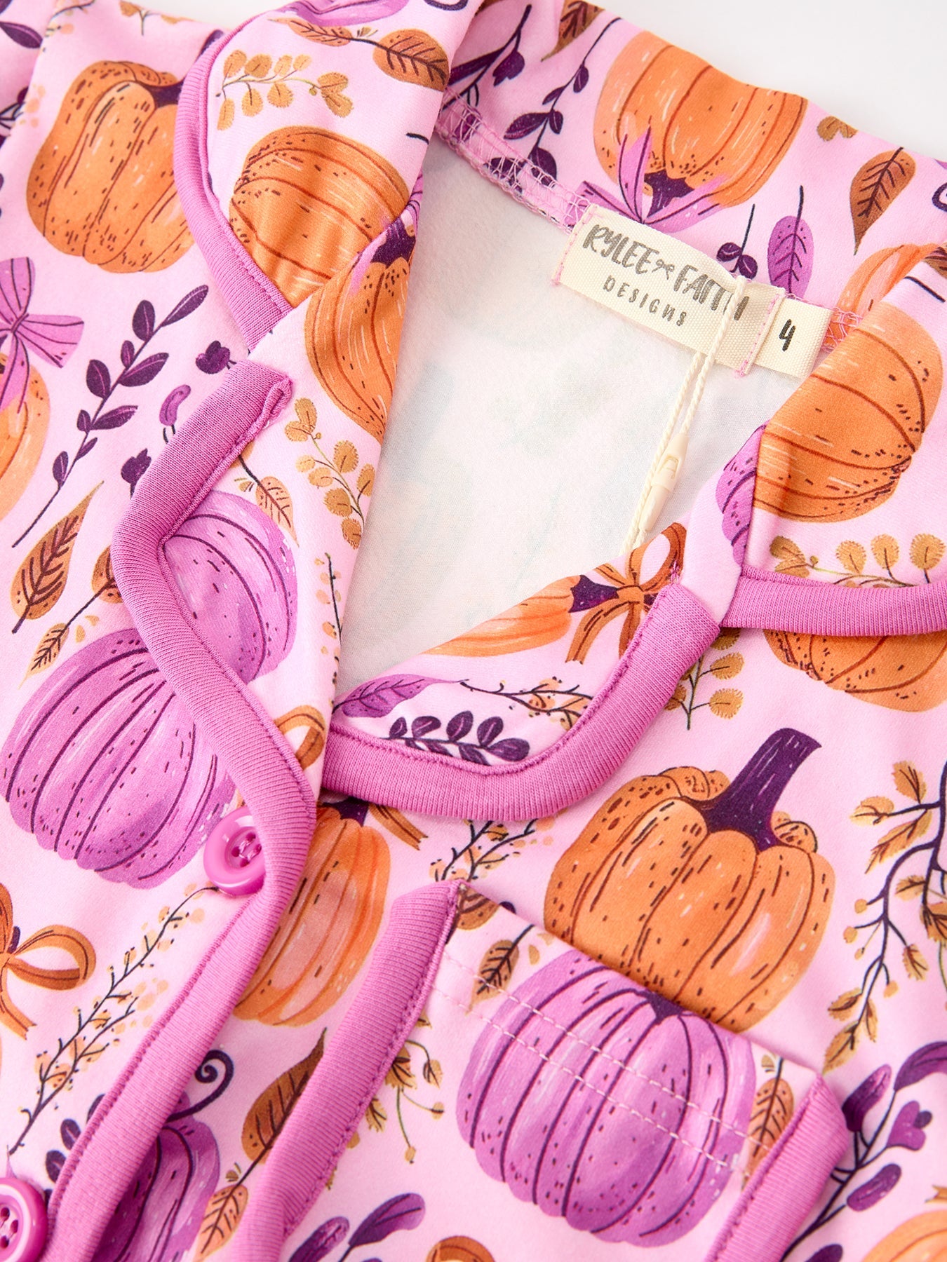 Mommy & Me Halloween Pumpkin Pajama Set