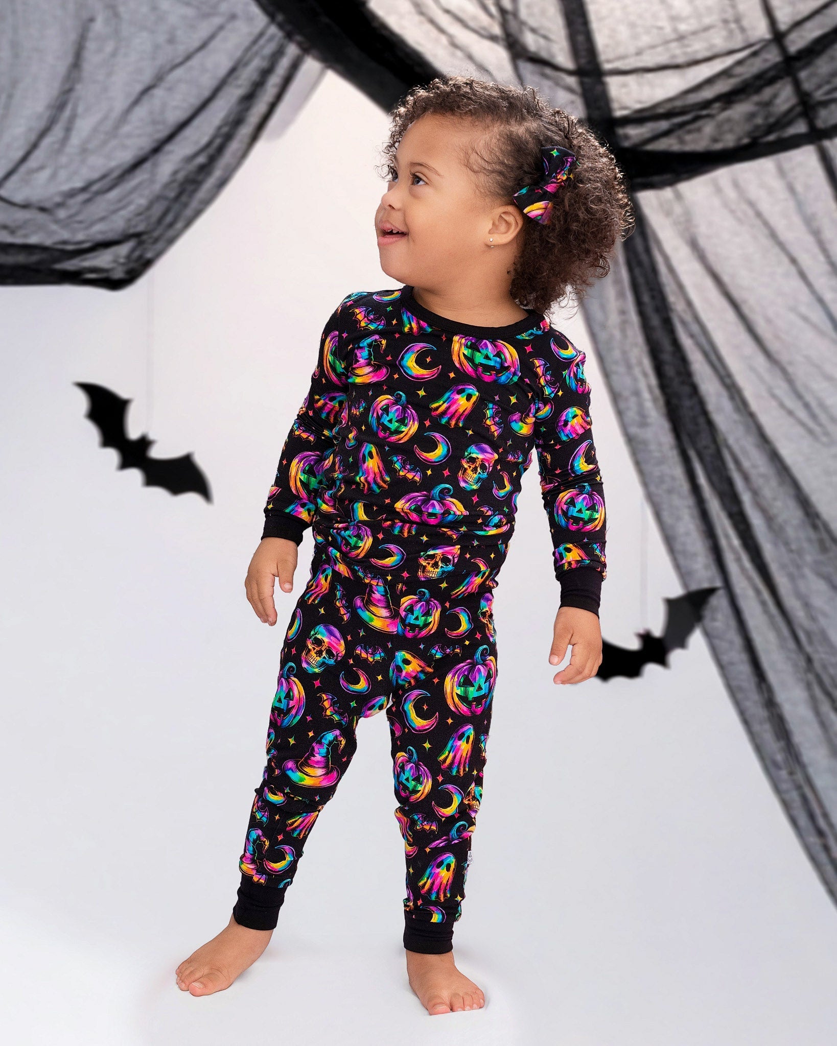 Halloween | Rainbow Haunts | Bamboo Two-piece Pajamas