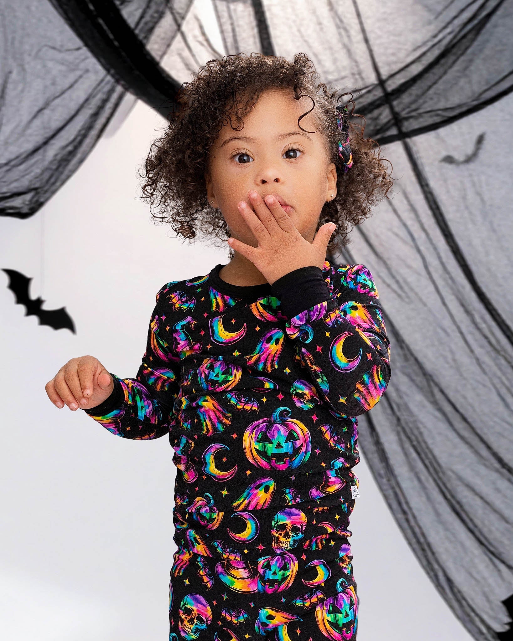 Halloween | Rainbow Haunts | Bamboo Two-piece Pajamas