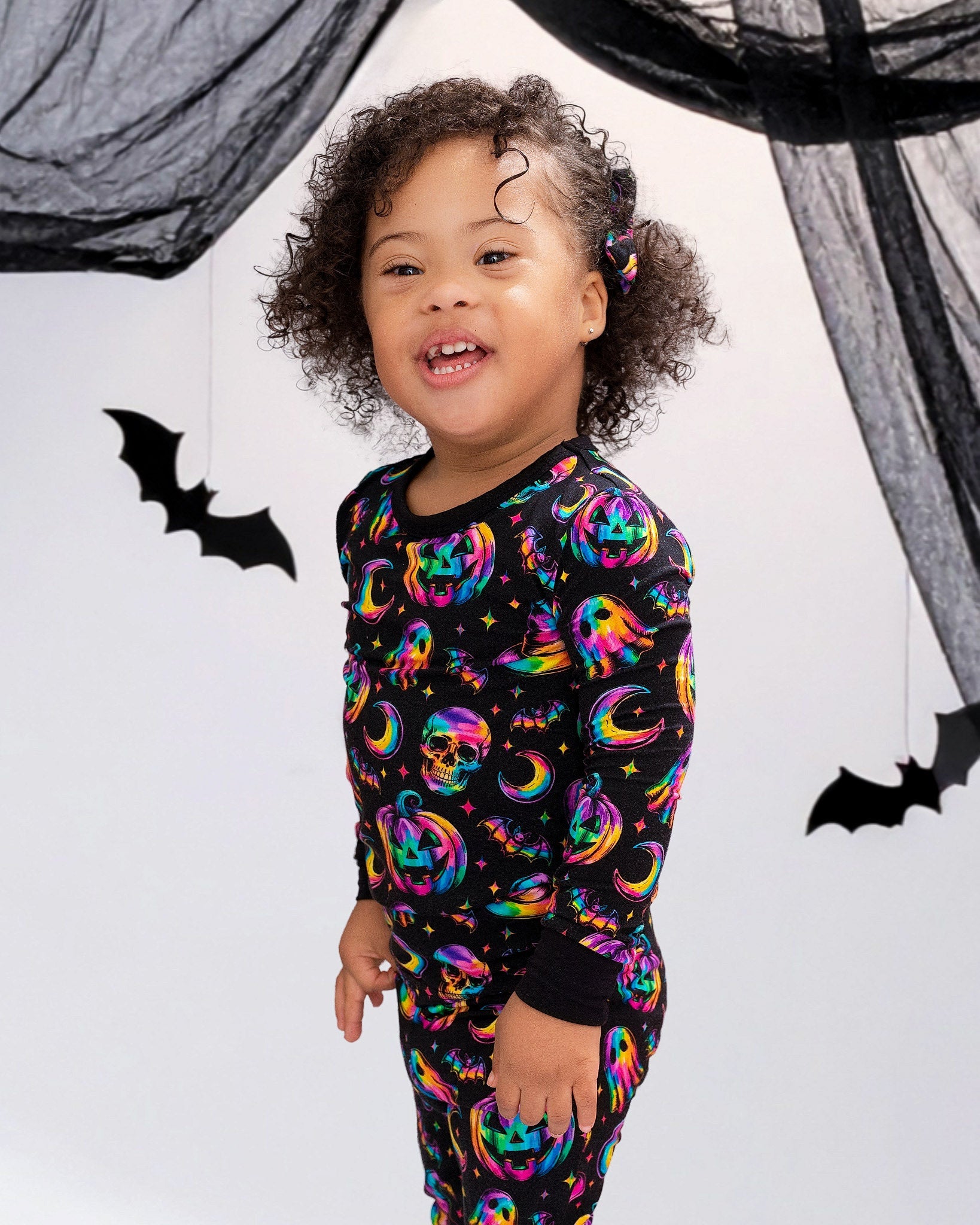 Halloween | Rainbow Haunts | Bamboo Two-piece Pajamas