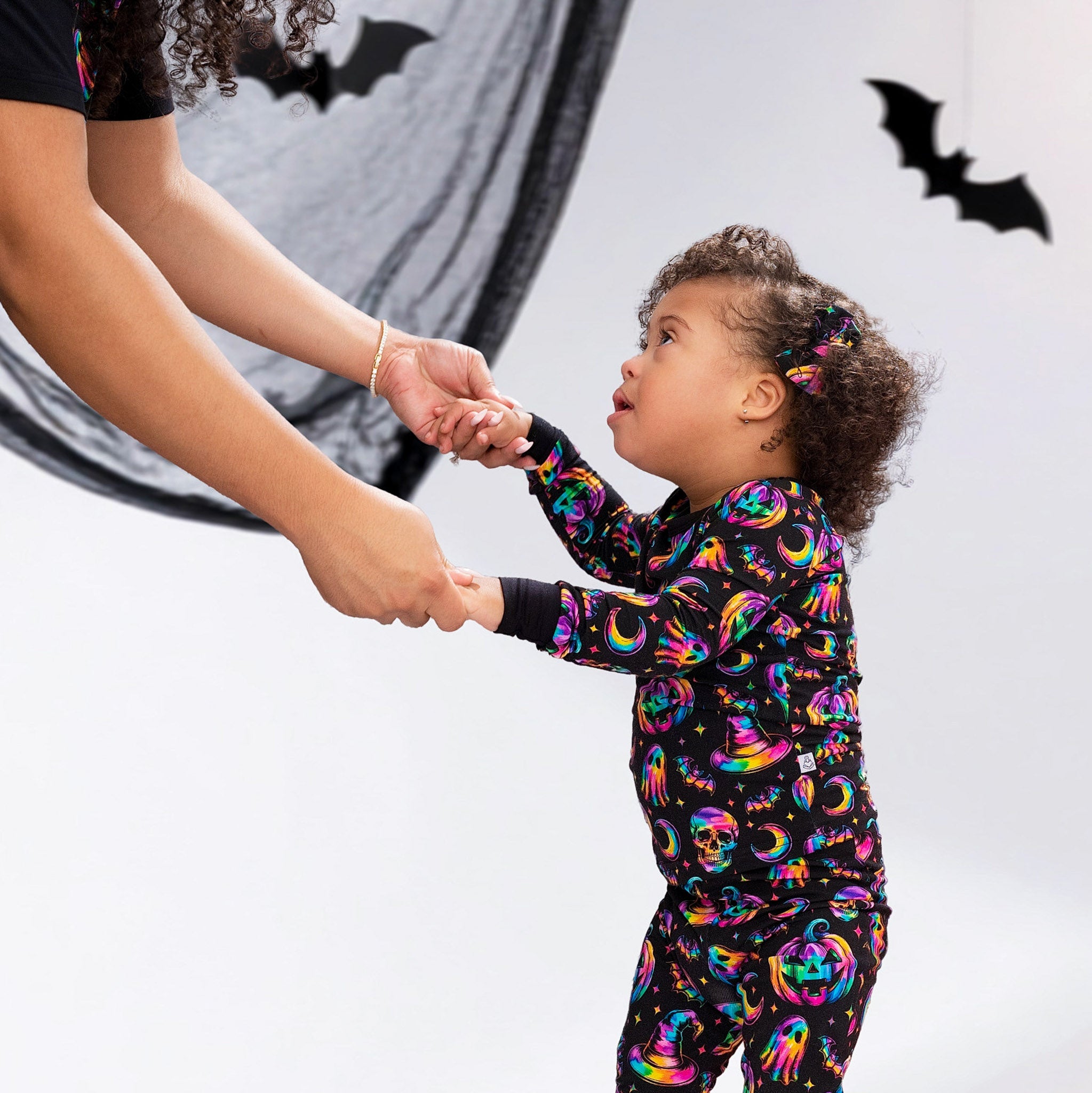 Halloween | Rainbow Haunts | Bamboo Two-piece Pajamas