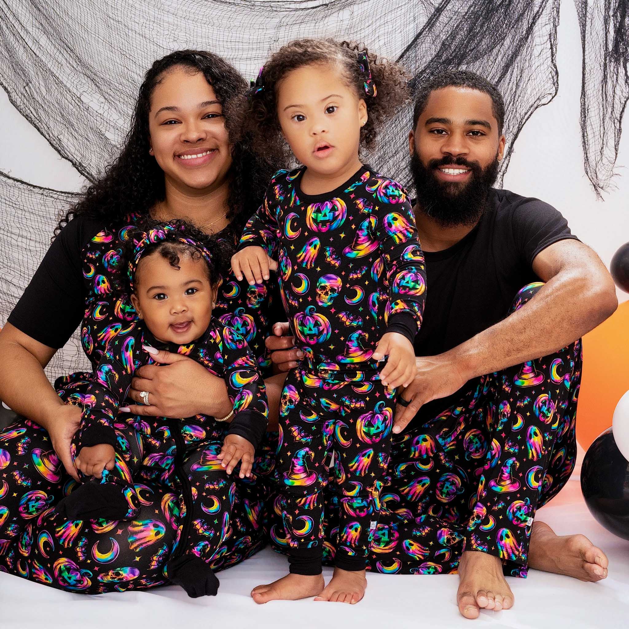 Halloween | Rainbow Haunts | Adult Bamboo Raglan Top