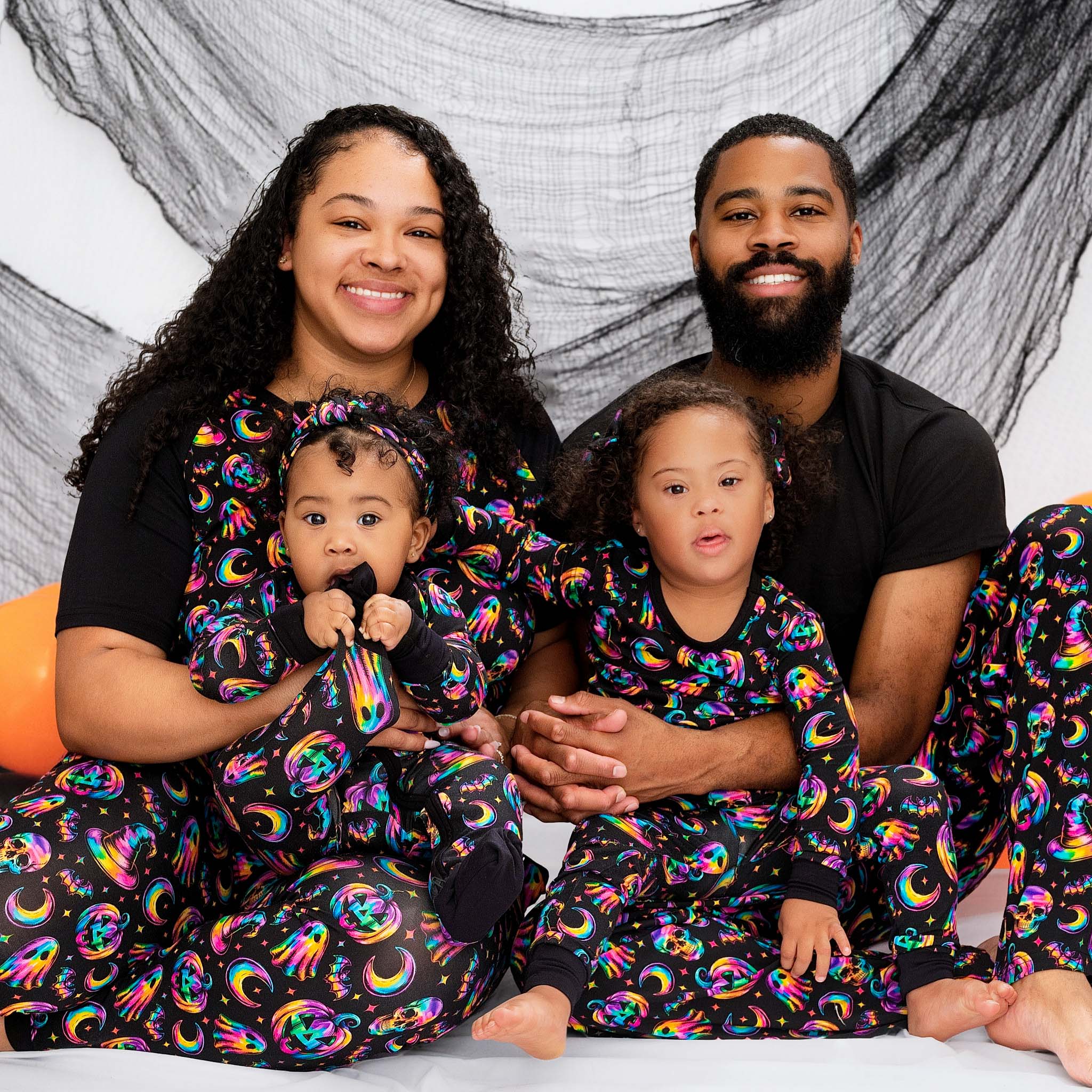 Halloween | Rainbow Haunts | Bamboo Two-piece Pajamas