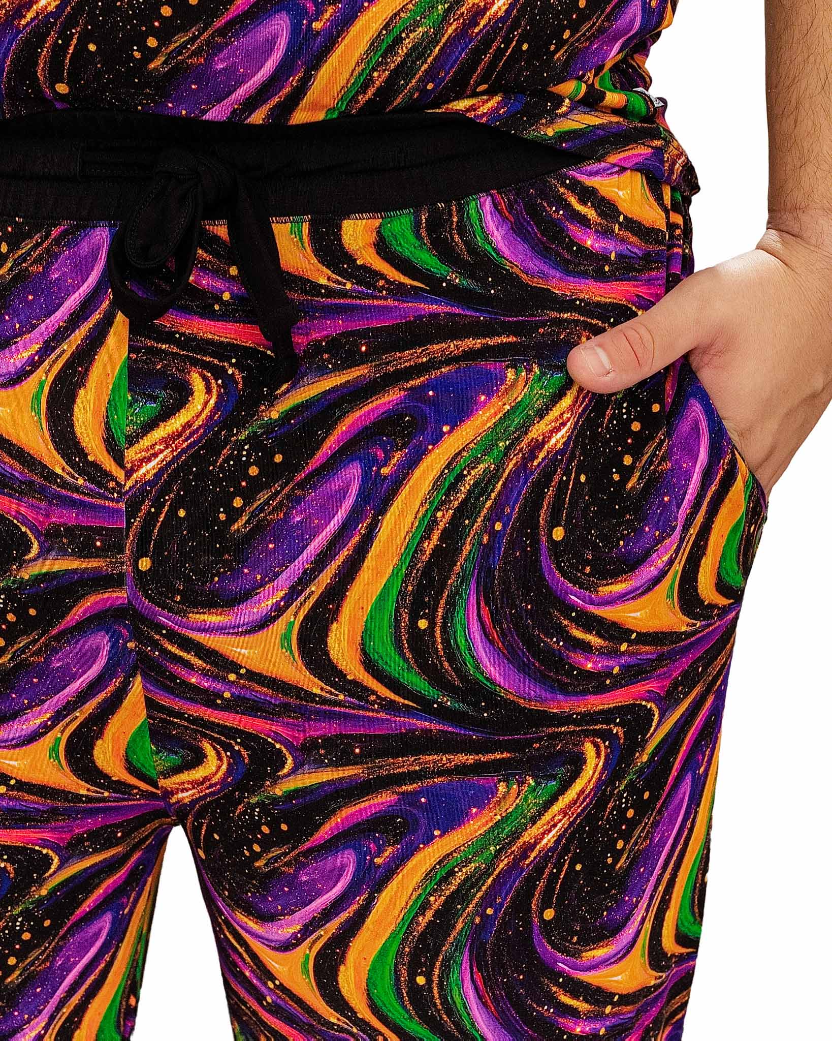 Halloween | Magic Swirls | Men’s Bamboo Lounge Pants