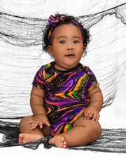 Halloween | Magic Swirls | Bamboo Baby Onesie