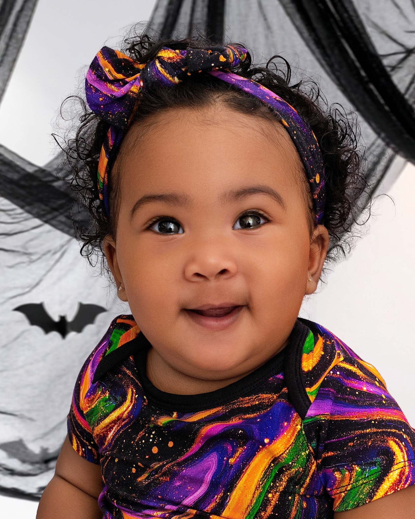 Halloween | Magic Swirls | Bamboo Headband Bow
