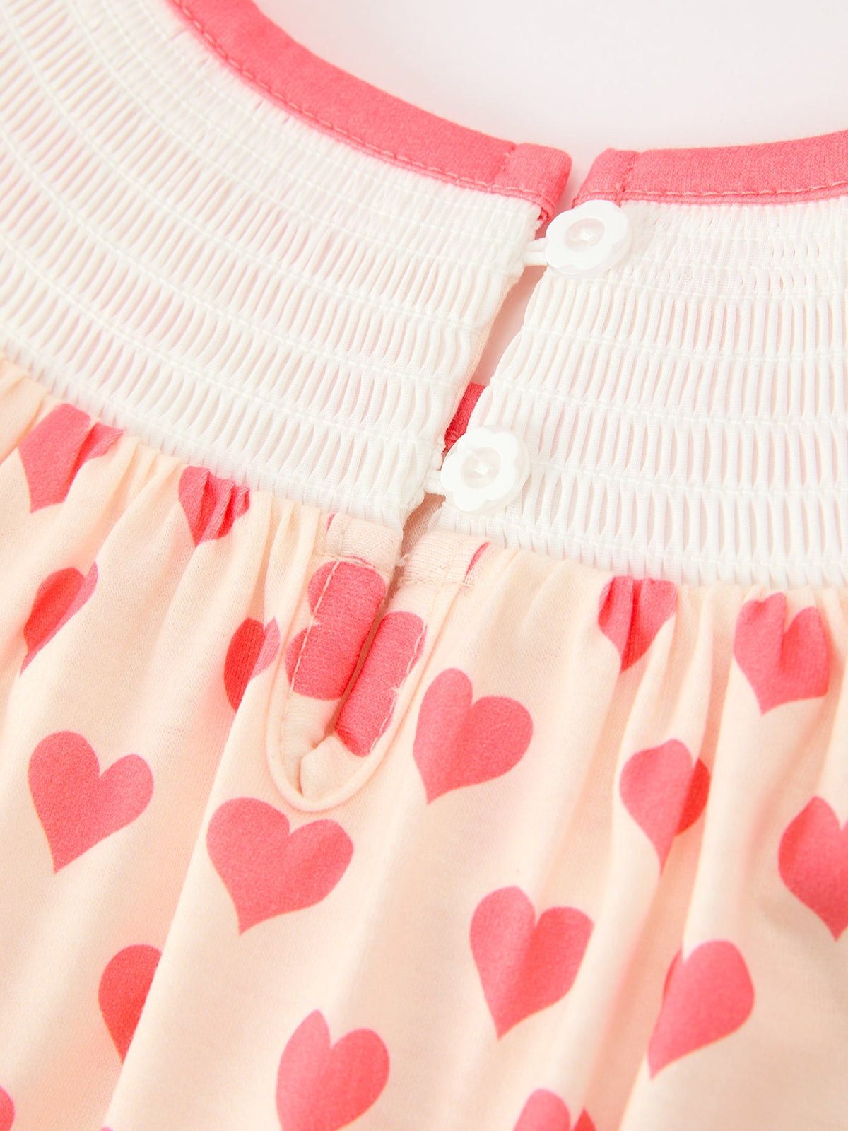 Girls Valentine's Day God Is Love Heart Smocked Dress