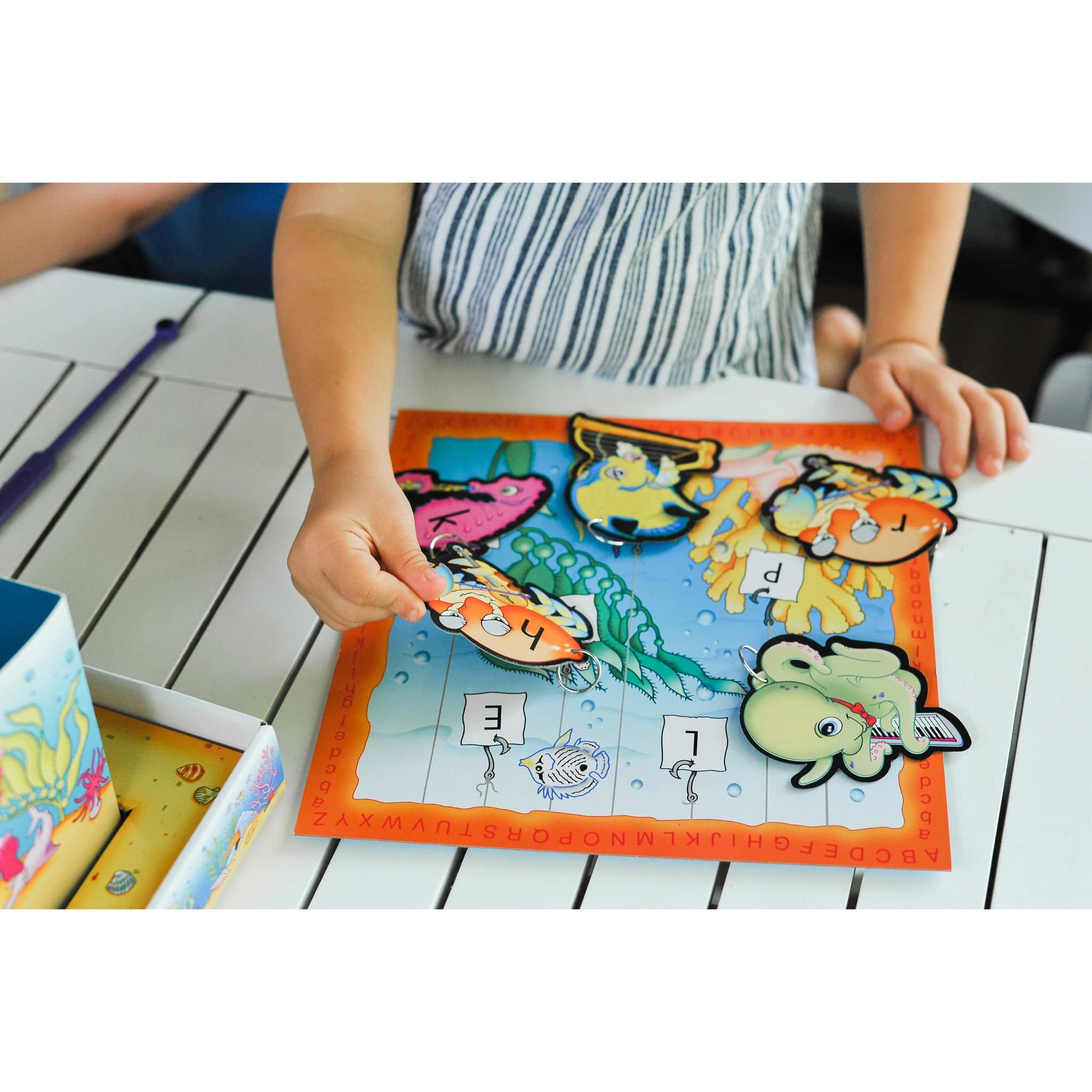 Ab Seas Magnetic Alphabet Fishing Game