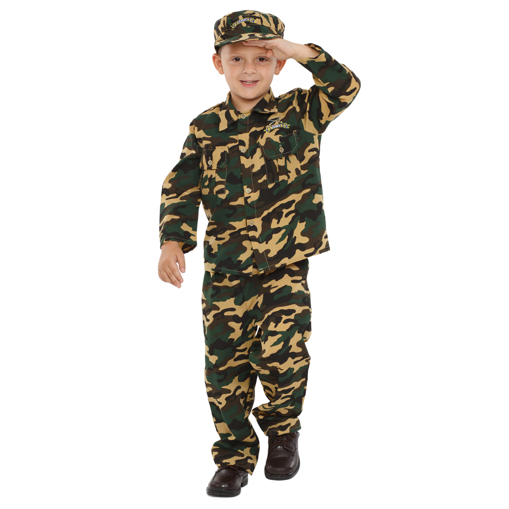 Army Dress Up Costume - Kids