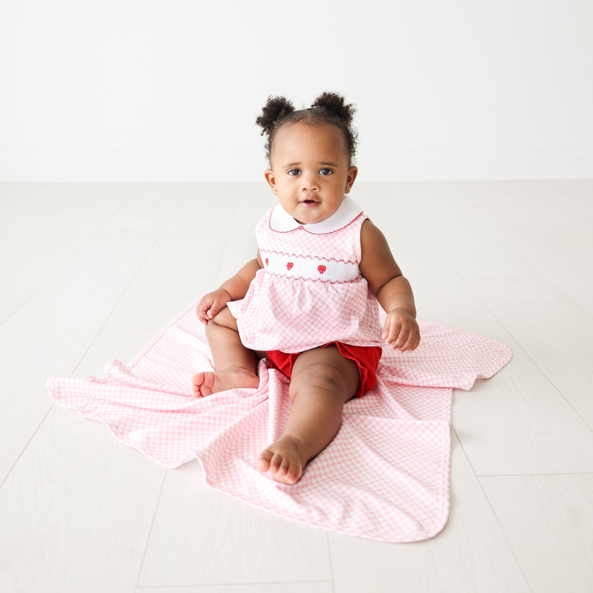 Pink Gingham Blanket