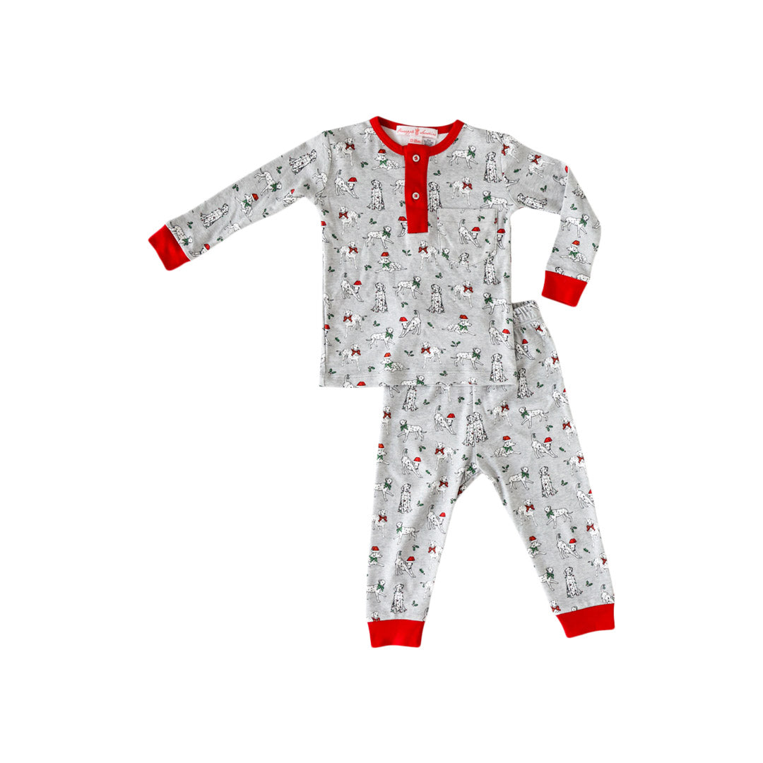 Holiday Dalmatian 2-piece Pajama Set