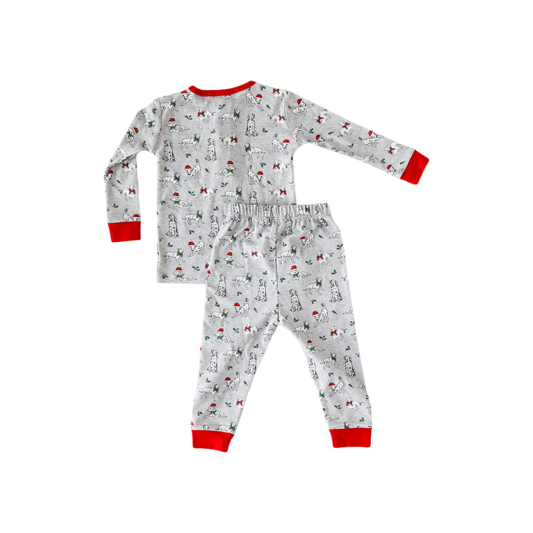 Holiday Dalmatian 2-piece Pajama Set