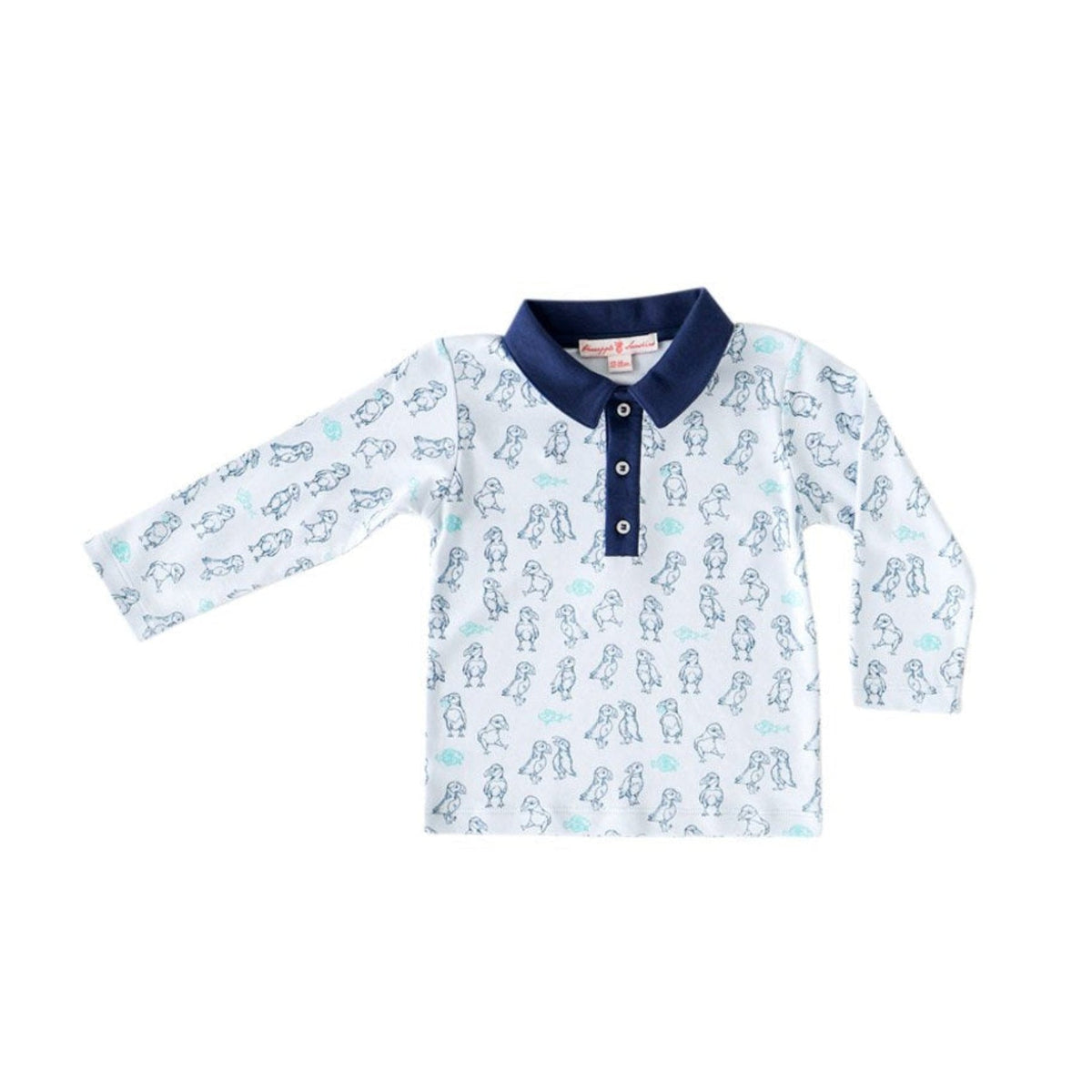 Puffin Print Polo Shirt