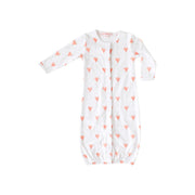 White Heart Balloon Converter Gown