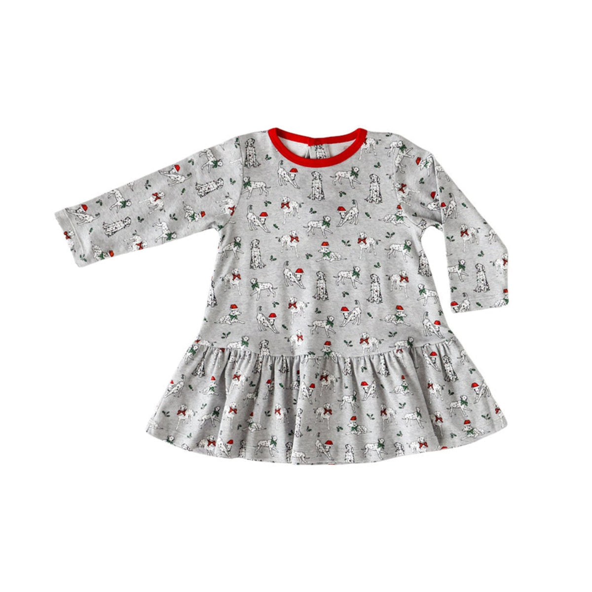 Holiday Dalmatian Swing Dress