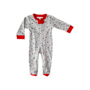 Holiday Dalmatian Footie
