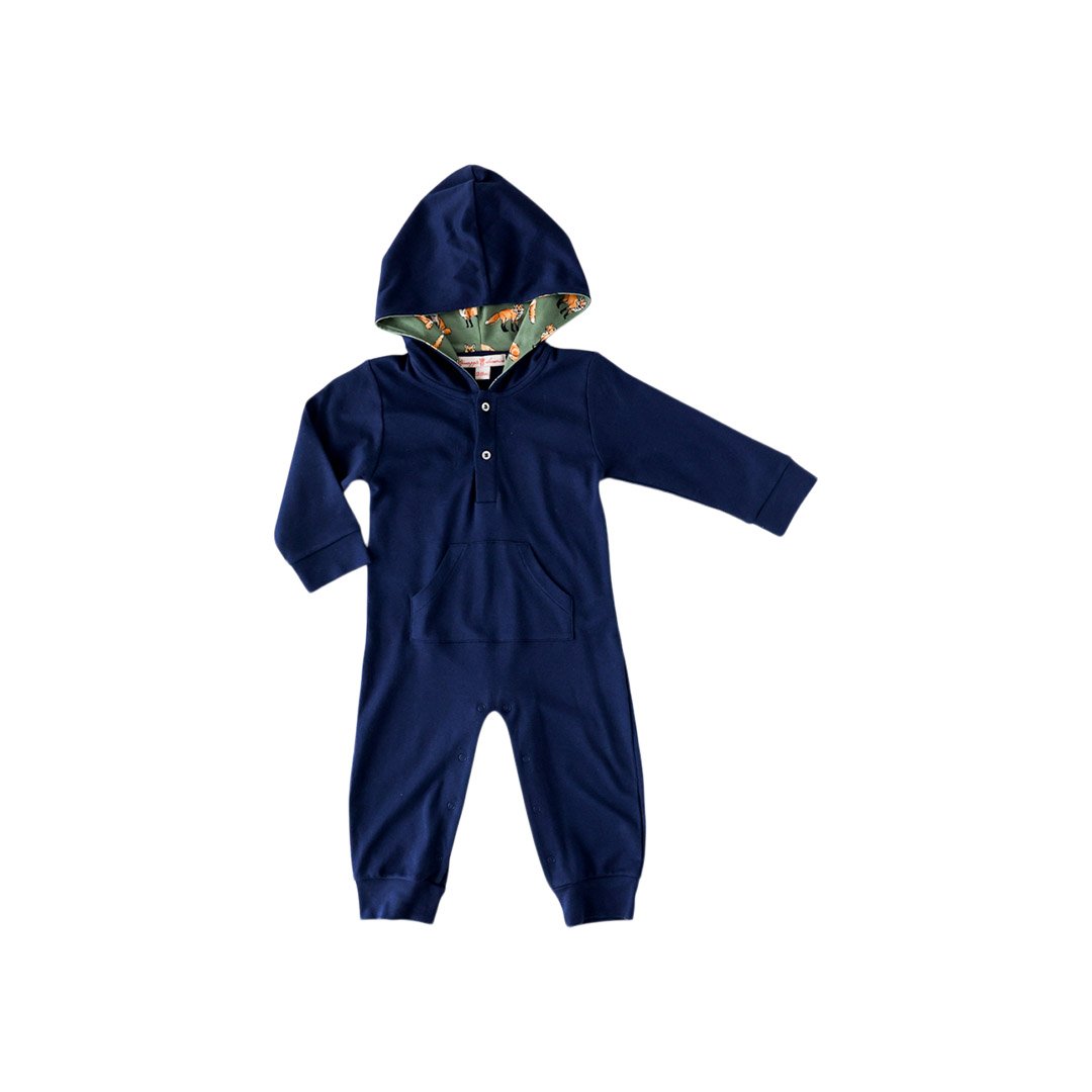 Navy Blue Fox Jumpsuit