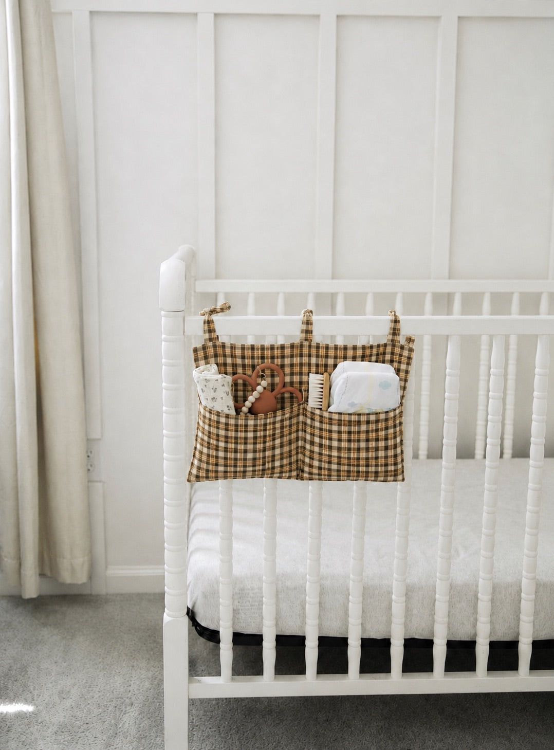 Baby Crib Diaper Caddy Storage Organizer Nursery Room