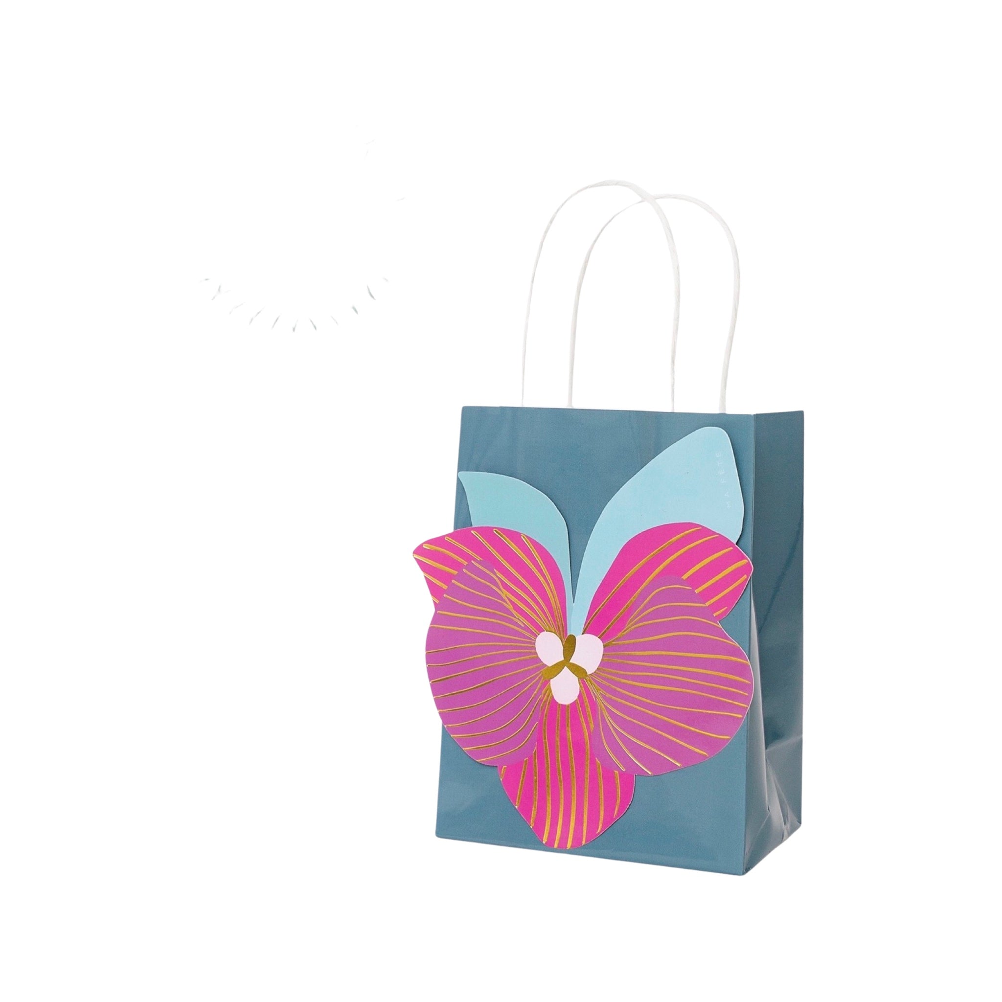 Tropical Orchid Gift Bag, (4)