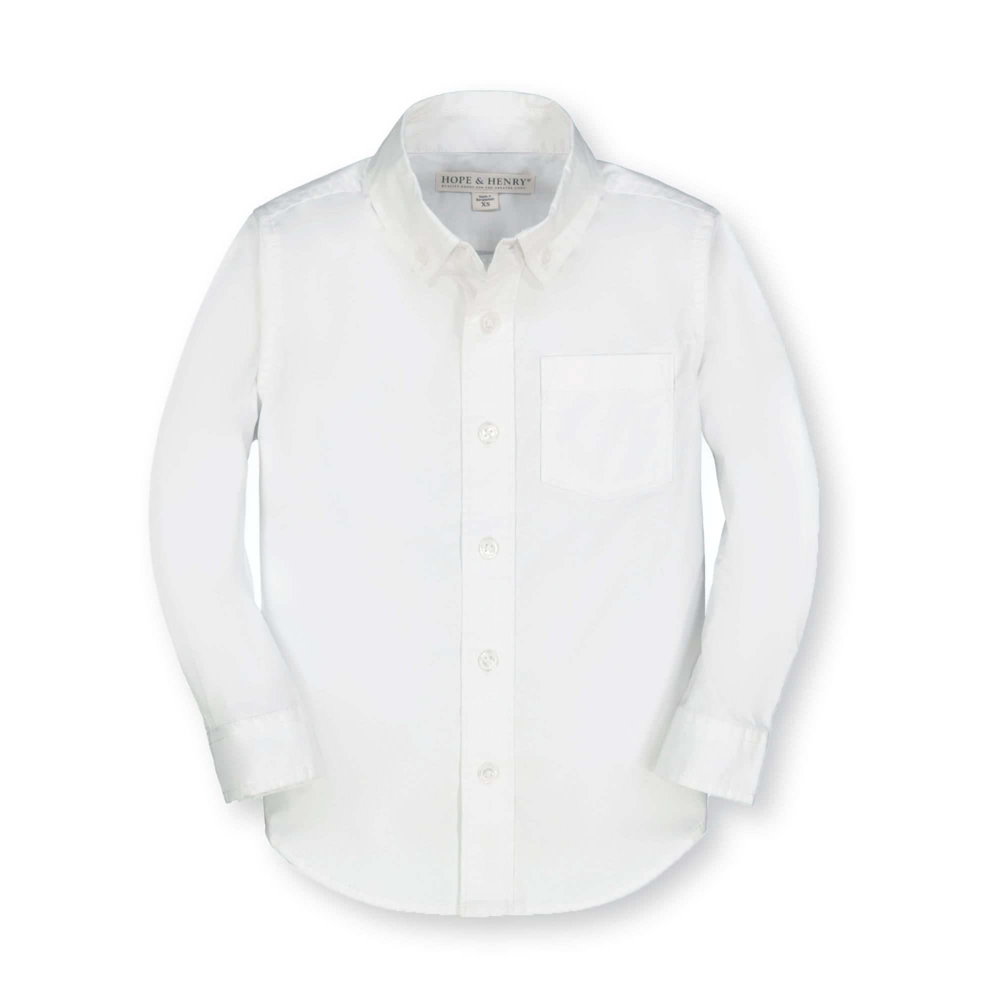 Stretch Poplin Organic Button Down Shirt - Baby