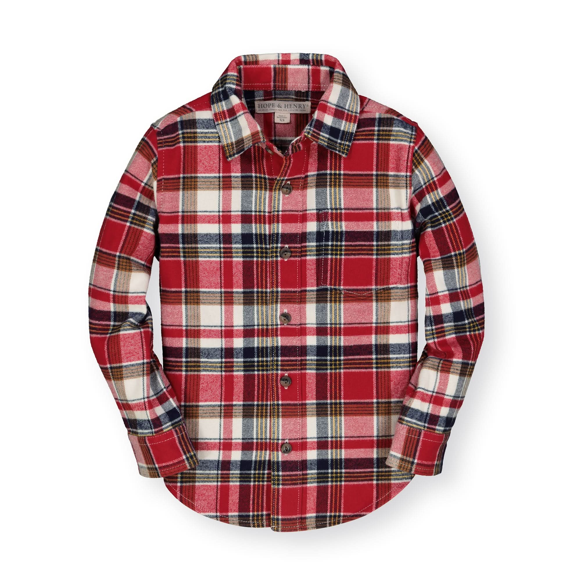 Brushed Flannel Button Down Shirt