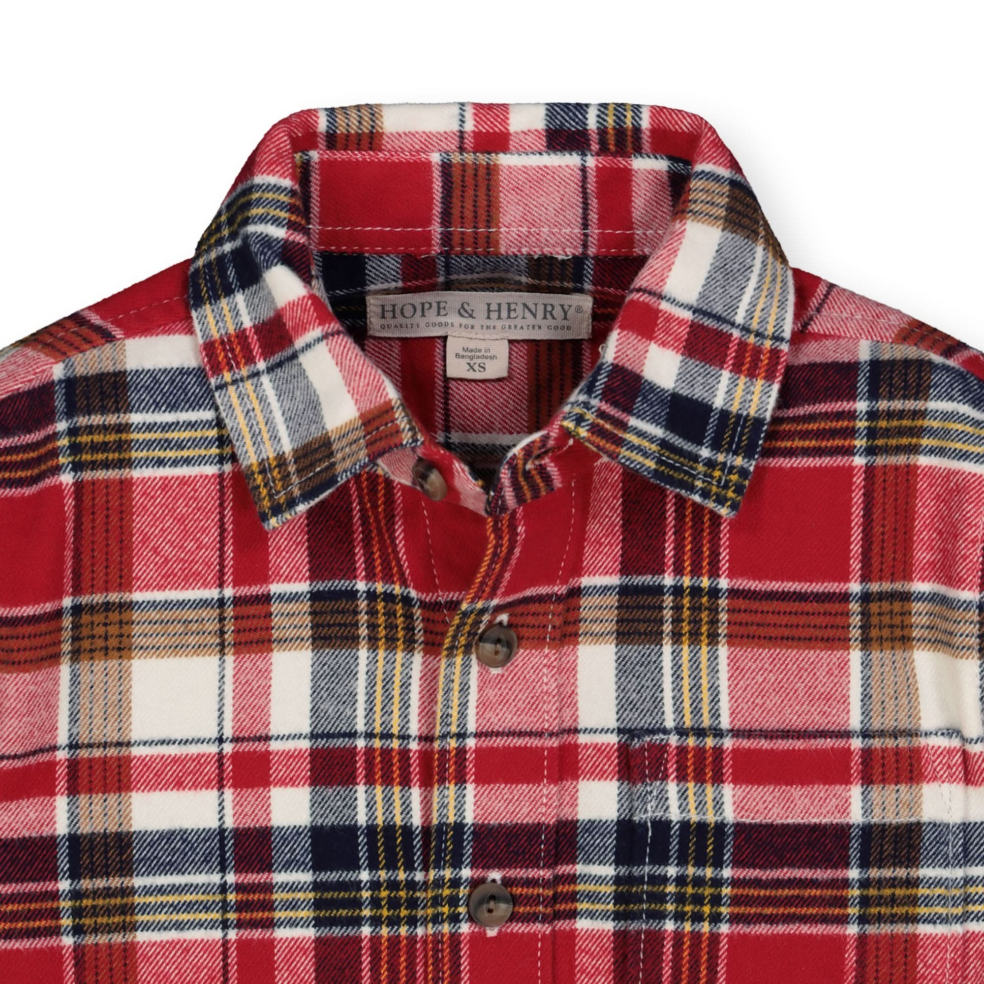 Brushed Flannel Button Down Shirt