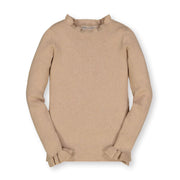 Ruffle Rib Knit Sweater Top - Baby