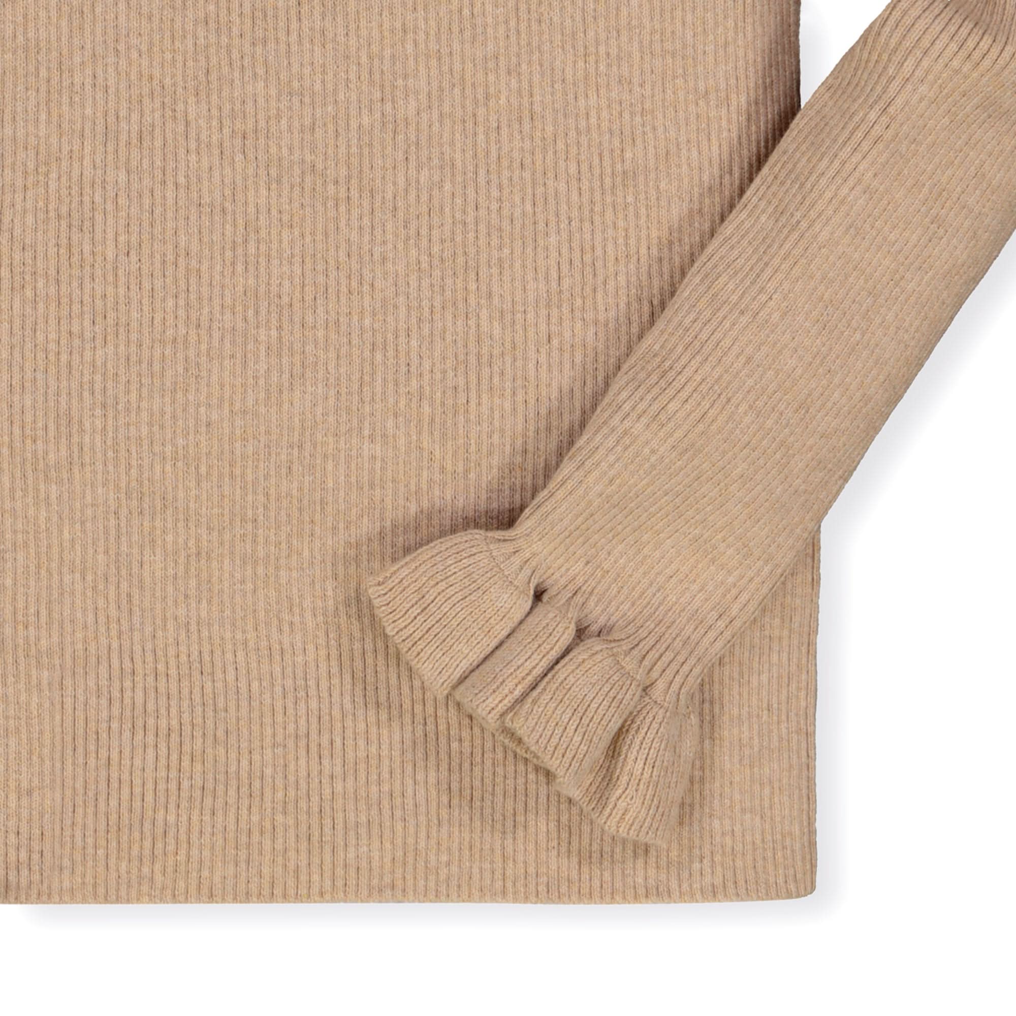 Ruffle Rib Knit Sweater Top - Baby