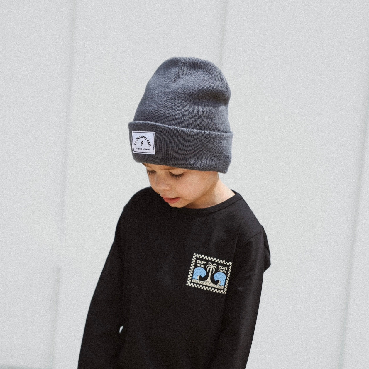 Palm Surf Club Long Sleeve - Black