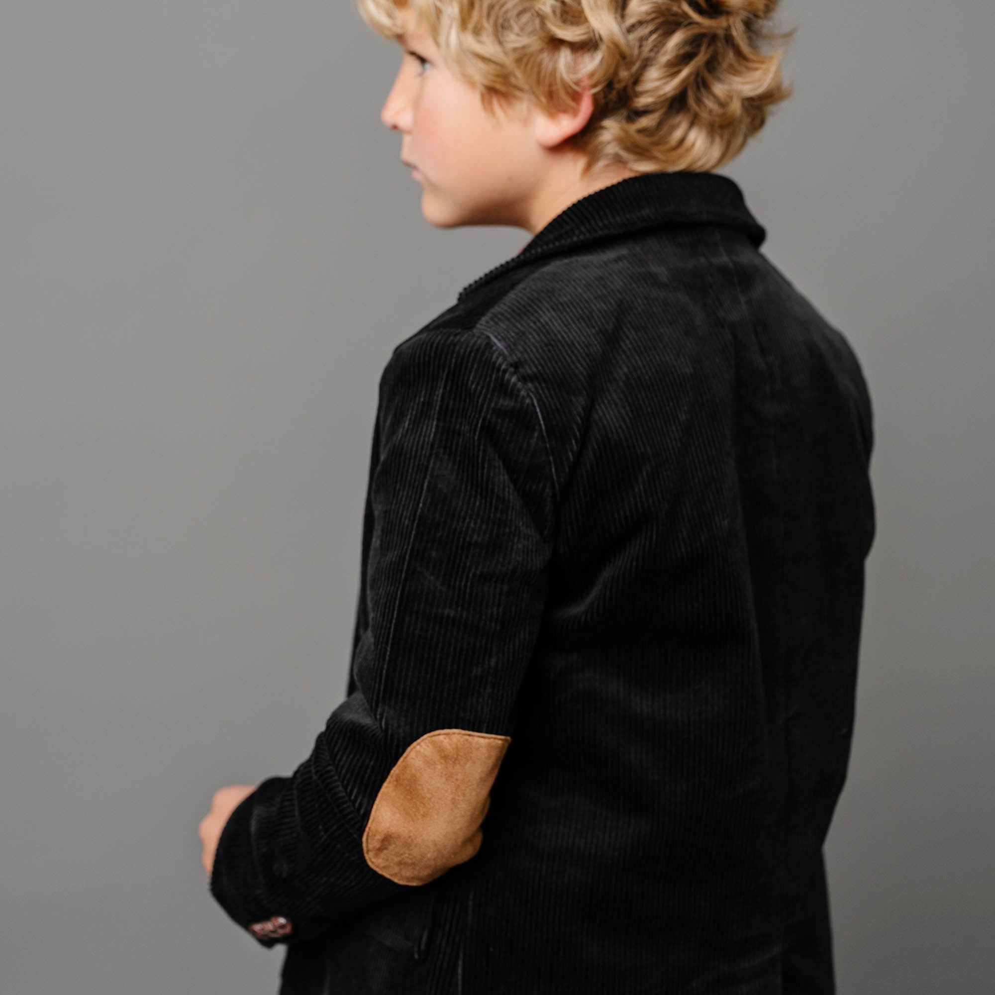 Organic Corduroy Blazer With Elbow Patches - Baby